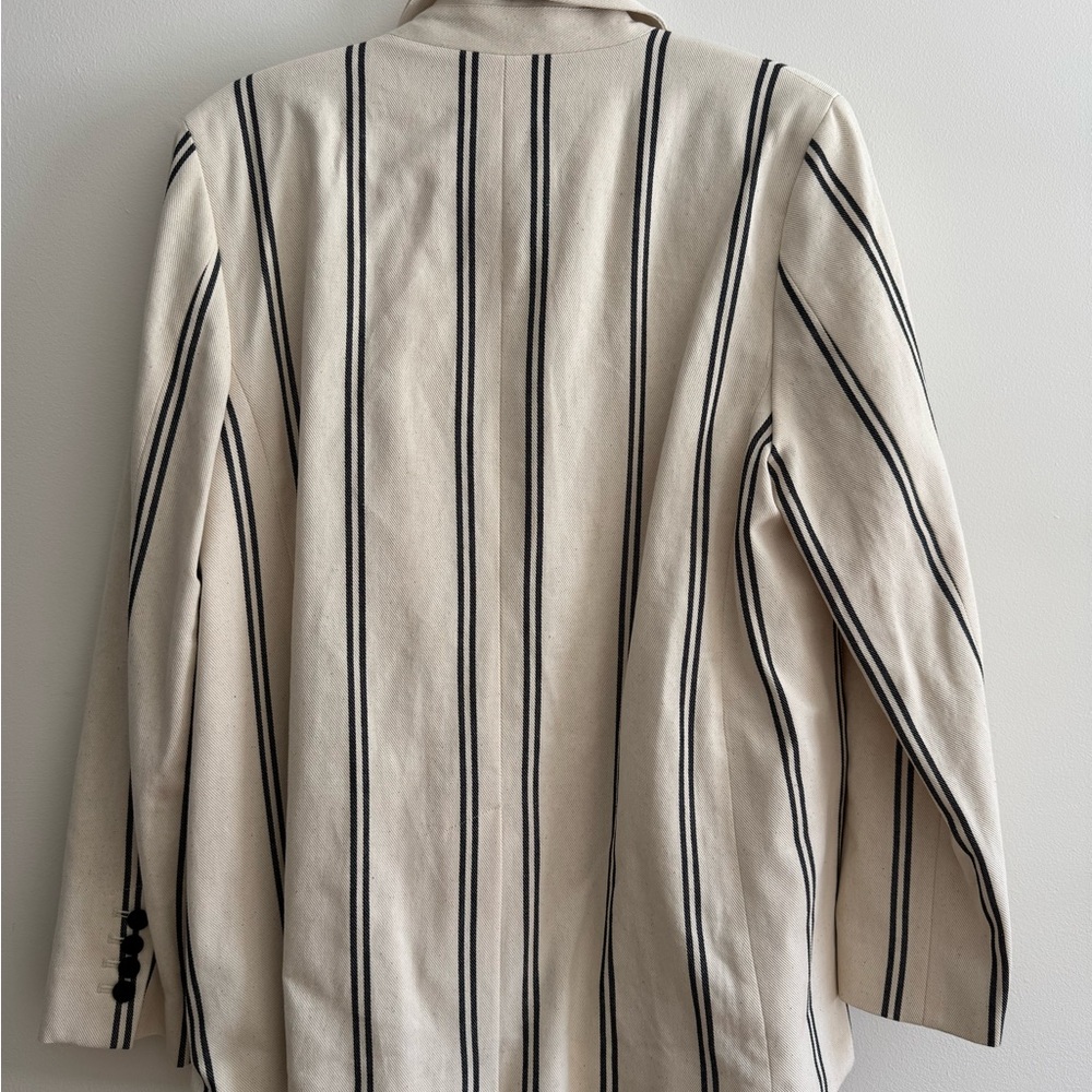Jaeger Striped Double-Breasted Blazer - Picture 5 of 5